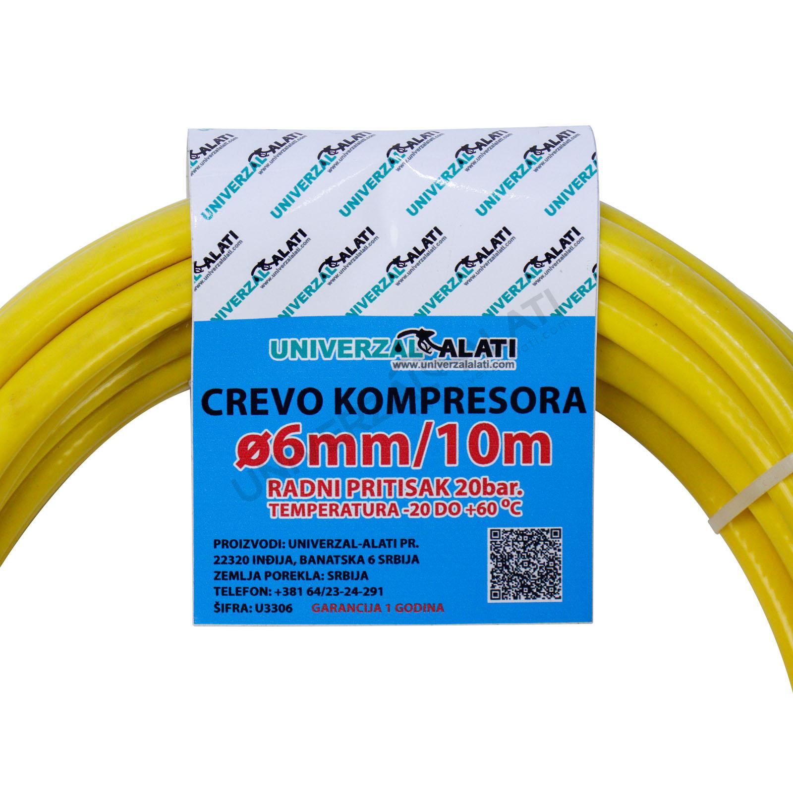 Crevo kompresora 6mm-10mm