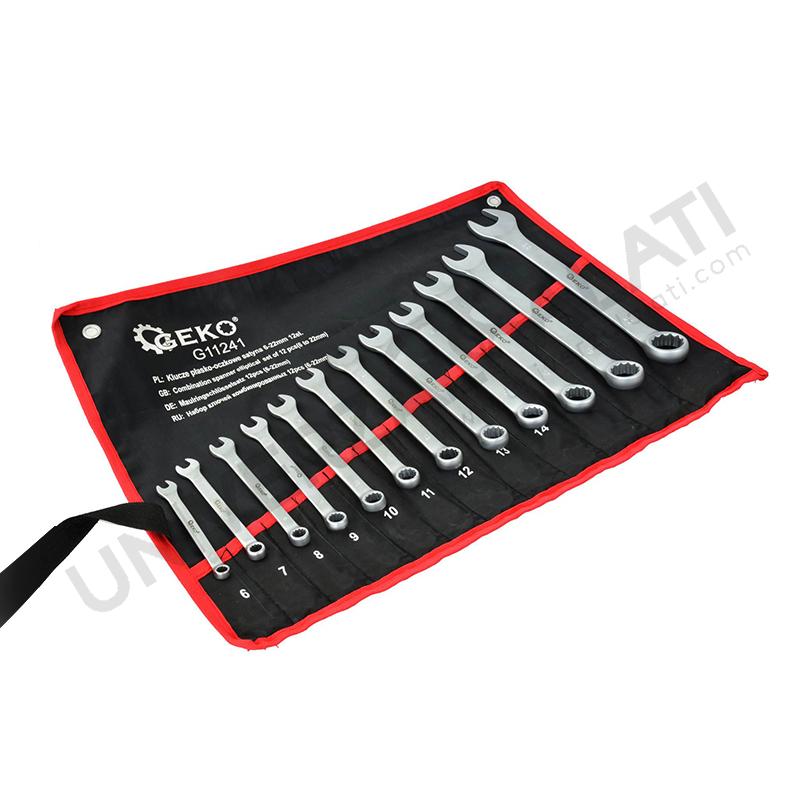 Set ključeva 6-22mm 12 komada GEKO Set ključeva 6-22mm 12 komada GEKO