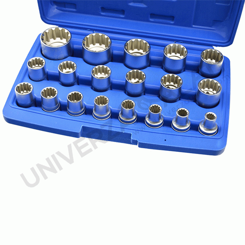 Set gedora 8-32, 19 kom, 1/2" GEKO Set gedora 8-32, 19 kom, 1/2" GEKO