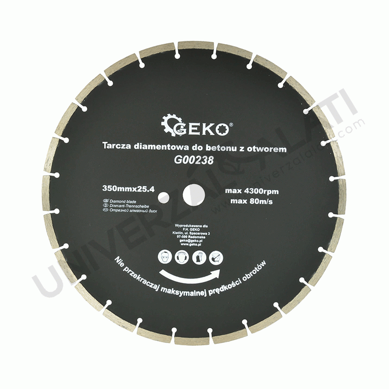 Dijamantska-rezna-ploča-350×25,4mm Dijamantska rezna ploča GEKO