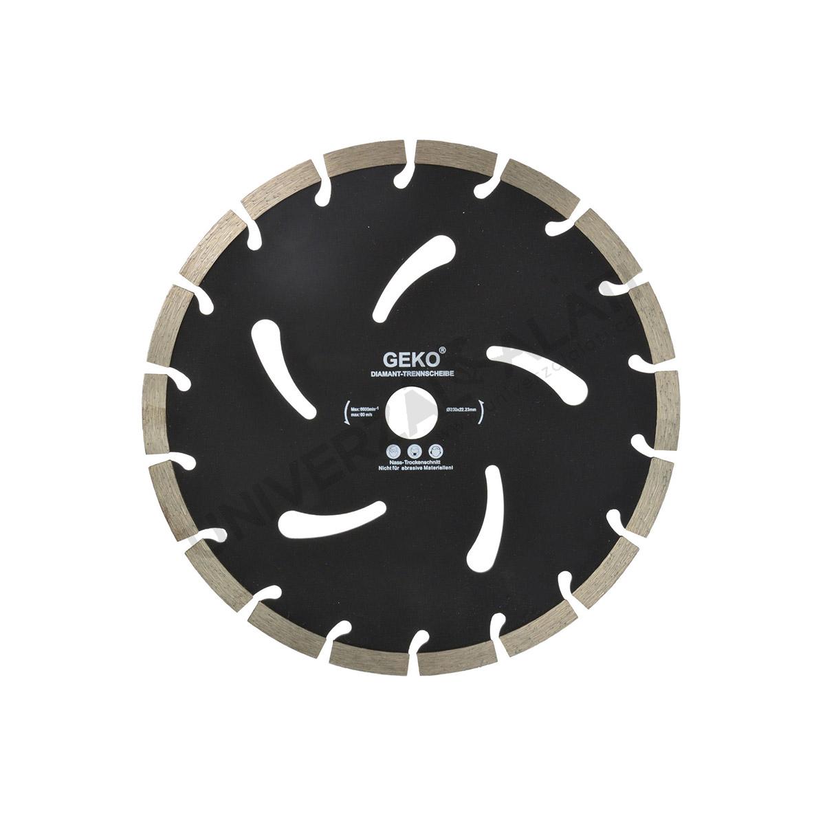 Dijamantska rezna ploča 230x10x22mm GEKO Dijamantska rezna ploča 230x10x22mm GEKO