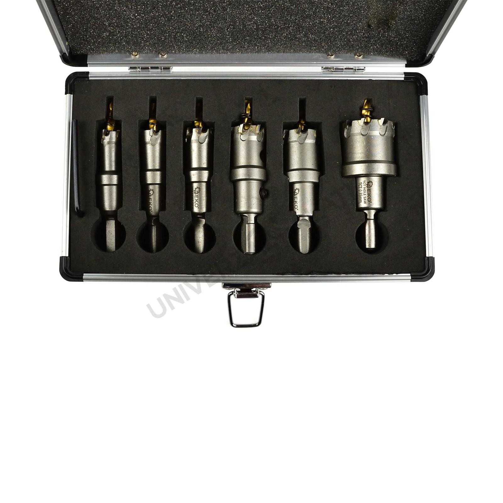 Set-karbidnih-testera-za-metal-sa-titanijumskom-bušilicom,-6-kom. Set karbidnih testera za metal sa titanijumskom bušilicom, 6 kom. 16-35mm