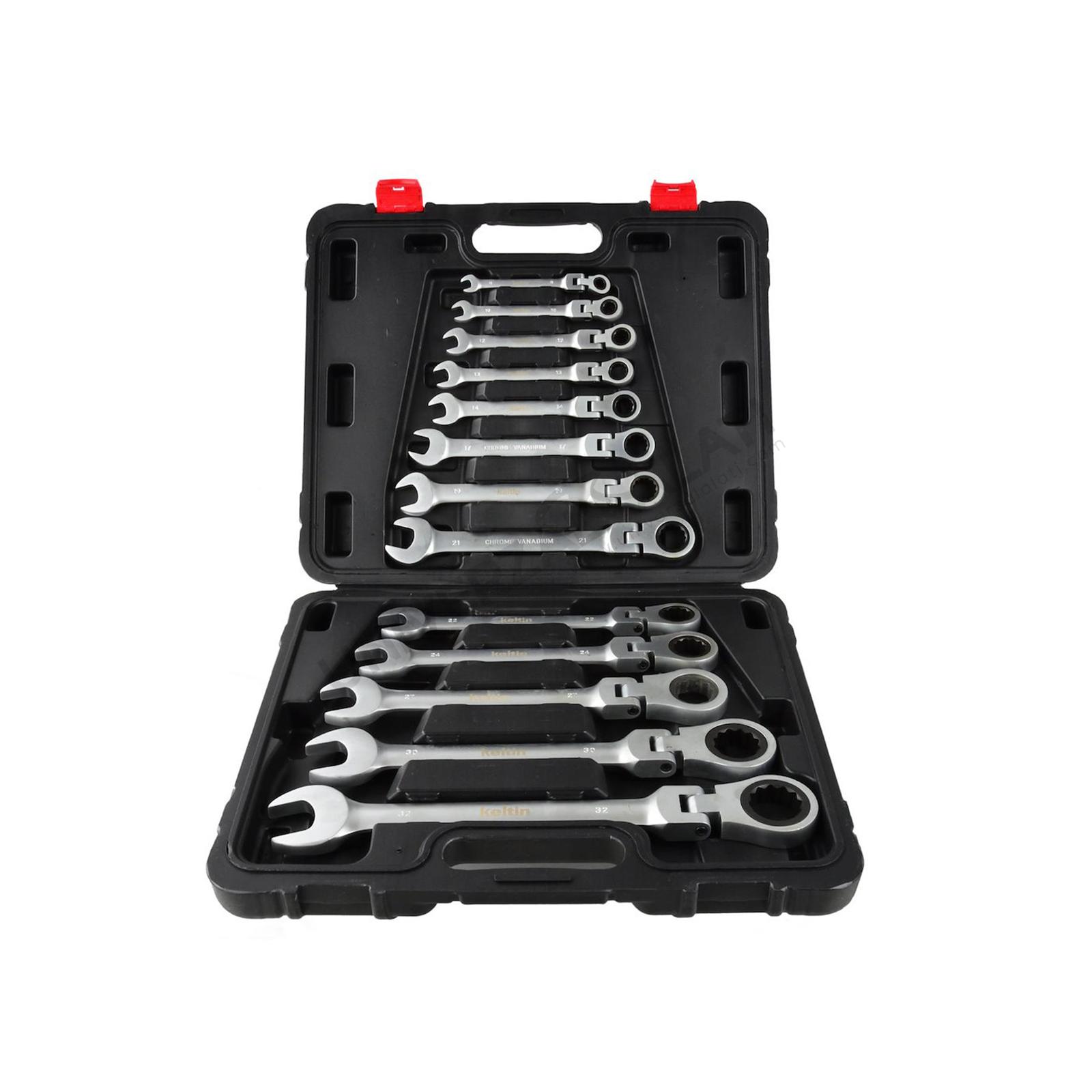 Set-zglobnih-ključeva-sa-krckalicom-8-32-mm-13-komada Set zglobnih ključeva sa krckalicom 8-32 mm 13 komada
