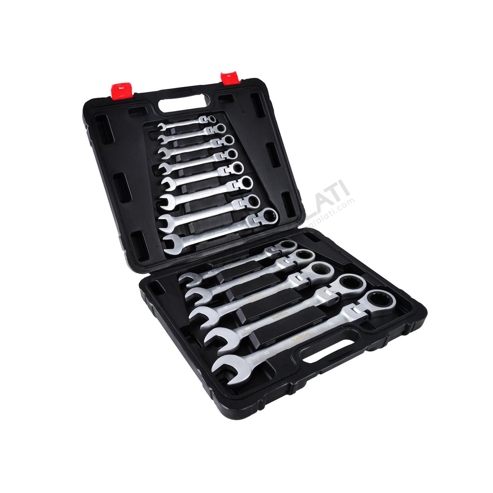 Set-zglobnih-ključeva-sa-krckalicom-8-32-mm Set zglobnih ključeva sa krckalicom 8-32 mm 13 komada