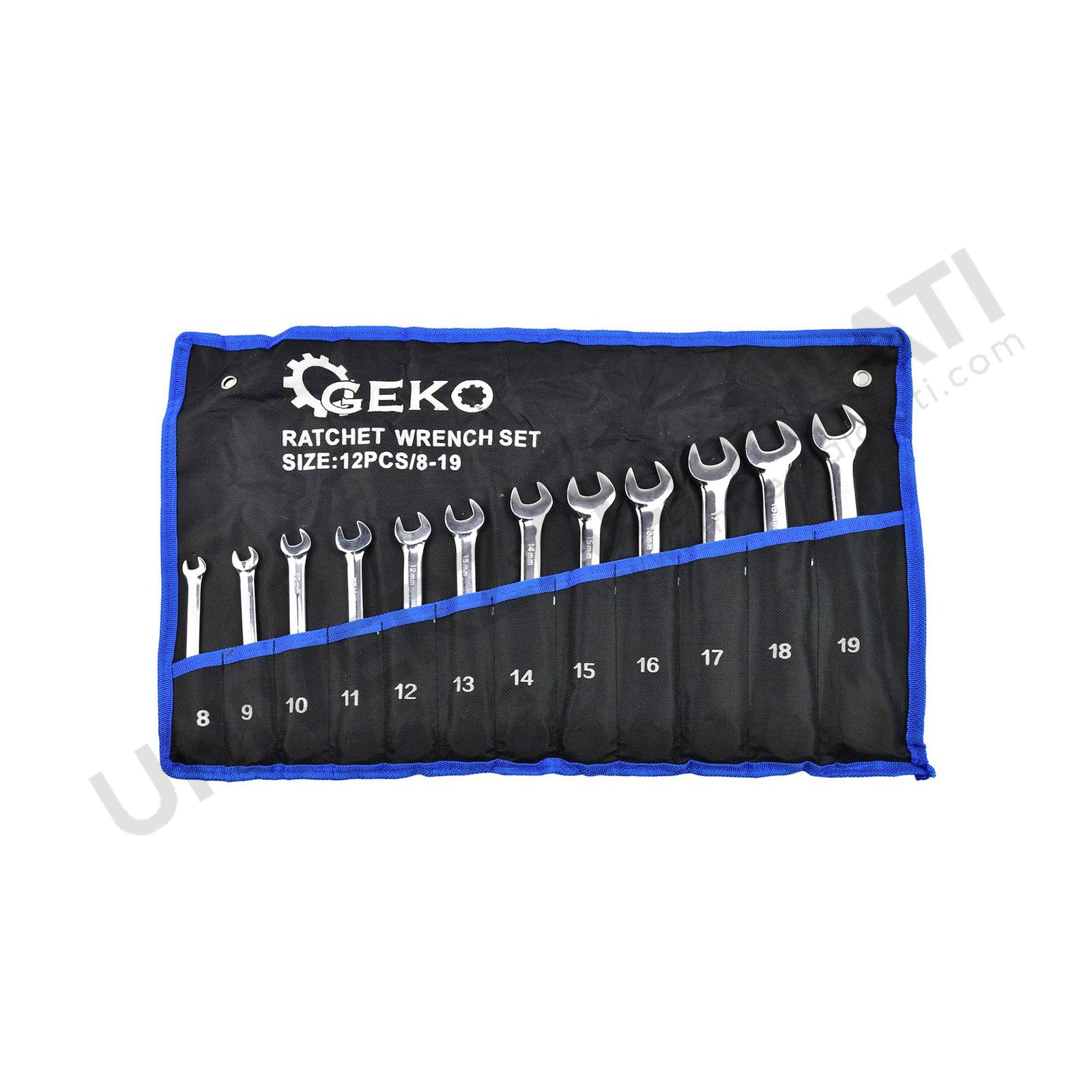 Vilasti ključevi sa račnom set 8-19mm 12 komada Vilasti ključevi sa račnom set 8-19mm 12 komada