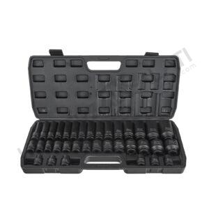 Set udarnih nasadnih ključeva 1/2" 8-32mm 35 elemenata dugi i kratki