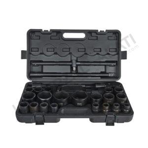 Set udarnih šestougaonih nasadnih ključeva 17-65 mm 21 kom