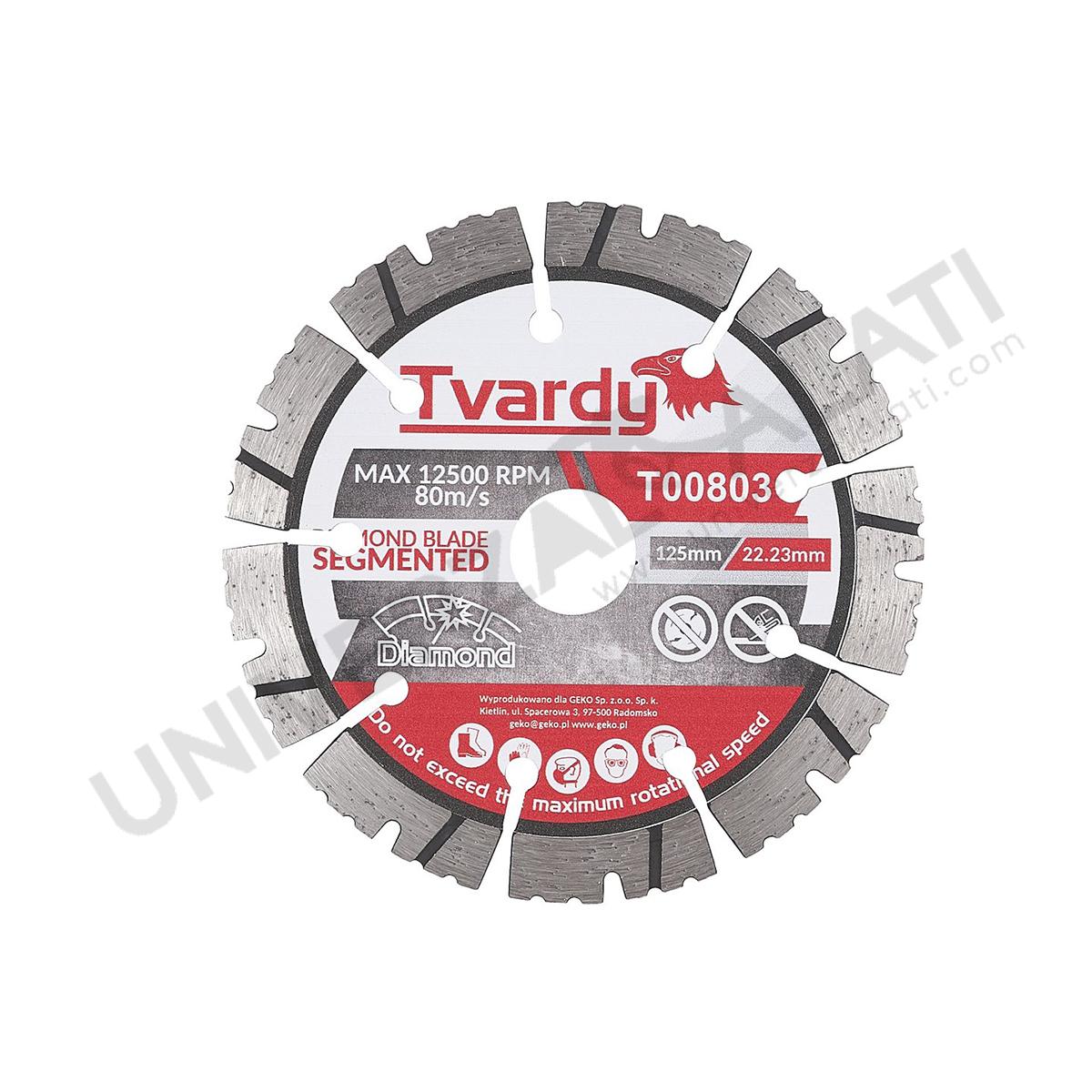 Dijamantska rezna ploča 125 × 12 × 22,23 mm Profi segmentna