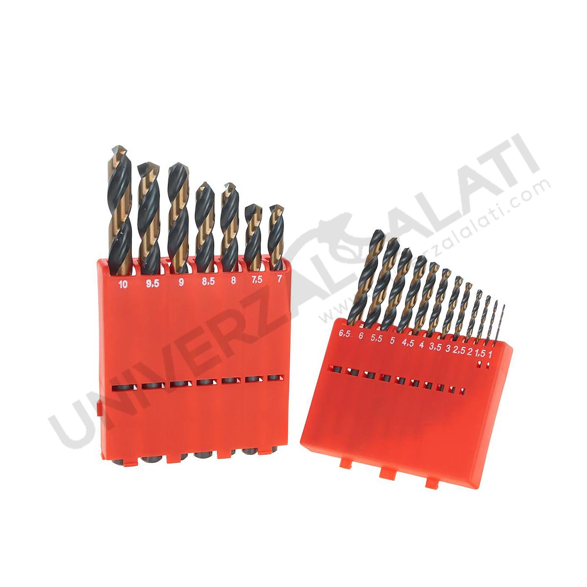 Set HSS burgija za matal 1,0 - 10,0 mm 19 komada