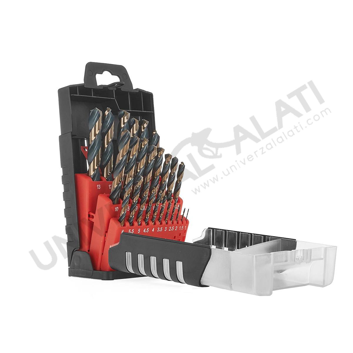 Set HSS burgija za matal 1,0 - 13,0 mm 25 komada
