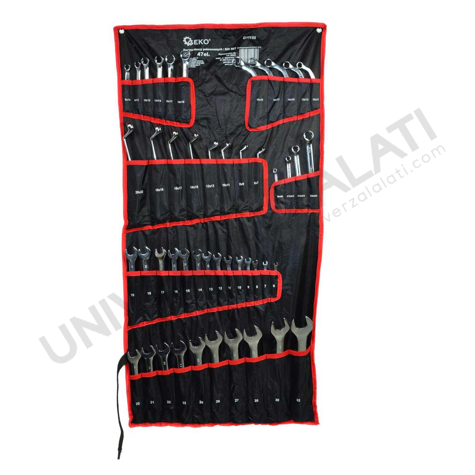 Set okasto-vilastih ključeva 6-32 mm 47 elemenata