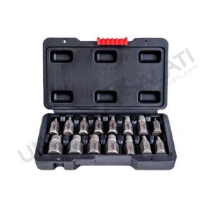 Set za vađenje polomljenih vijaka 15 delova Cr-Mo Tvardy