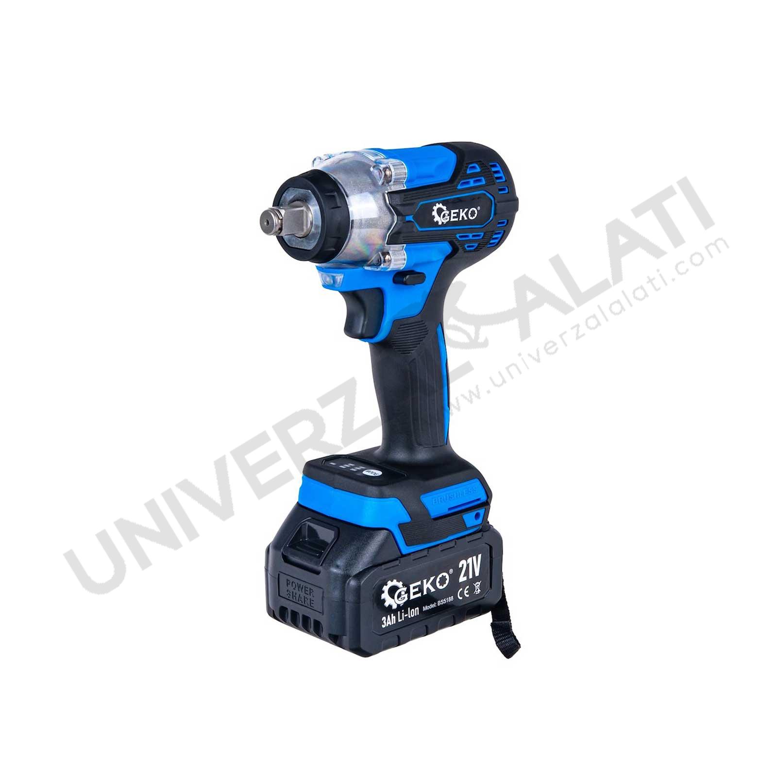 Udarni aku odvijač 21V 350 Nm 2×3.0Ah XXL set